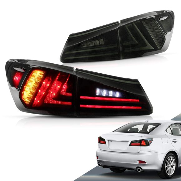 Luces traseras VLAND para Lexus IS250/350/220d 2006‑2013 LED ahumadas