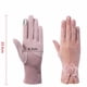 thumbnail image 2 of Xiao Hua Guantes de Boda para Mujer Grises con Puntos Cortos de Encaje Transpirables para Ciclismo con Protector Solar Guantes para Mujer Guantes de Dedo, 1 Par, 2 of 4