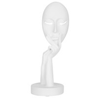 Estatua De Arte Facial, Personajes Abstractos, Máscara, Artesanías, Adornos Hechos A Mano De Resina, Escultura