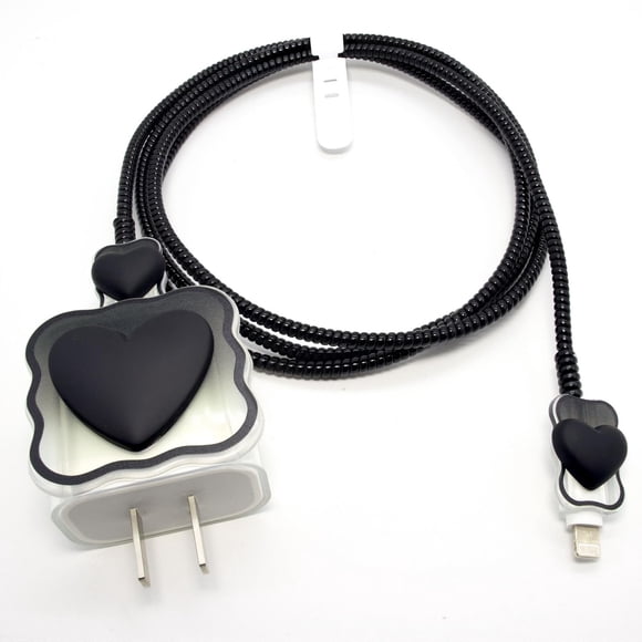 Cubierta de cargador zougon iPhone 18W/20W 3D con ondas de corazón