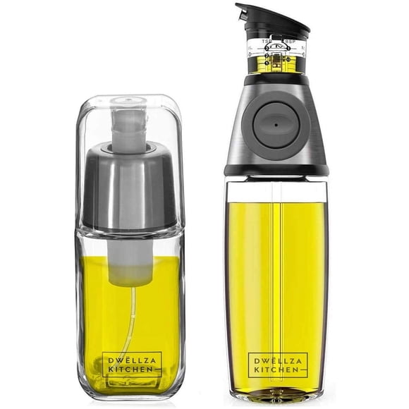 Botella dispensadora de aceite y pulverizador de aceite DWËLLZA KITCHEN 500 ml