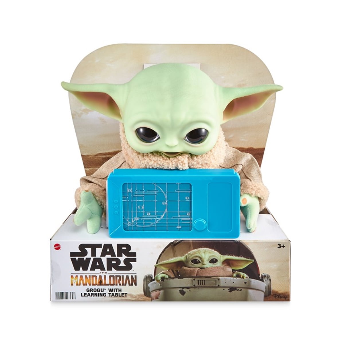 Baby Yoda - Grogu Con Tablet De Aprendizaje - Star Wars - Mattel