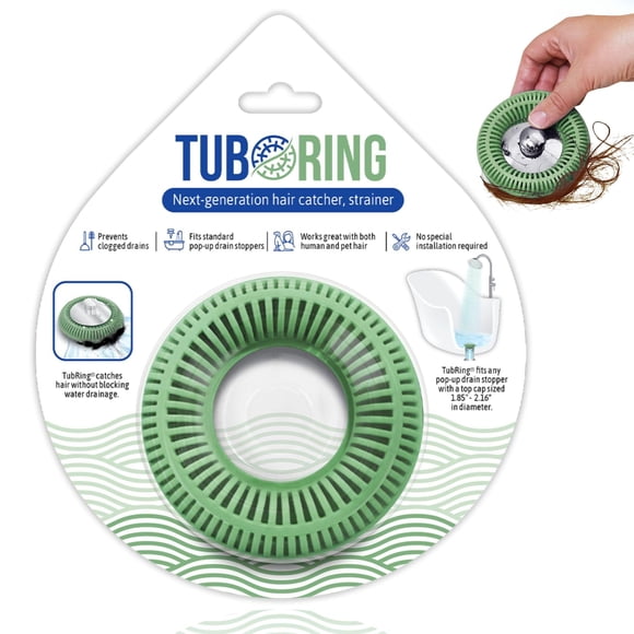 Atrapa Cabellos TubRing Protector de Drenaje Pop-Up de Silicona