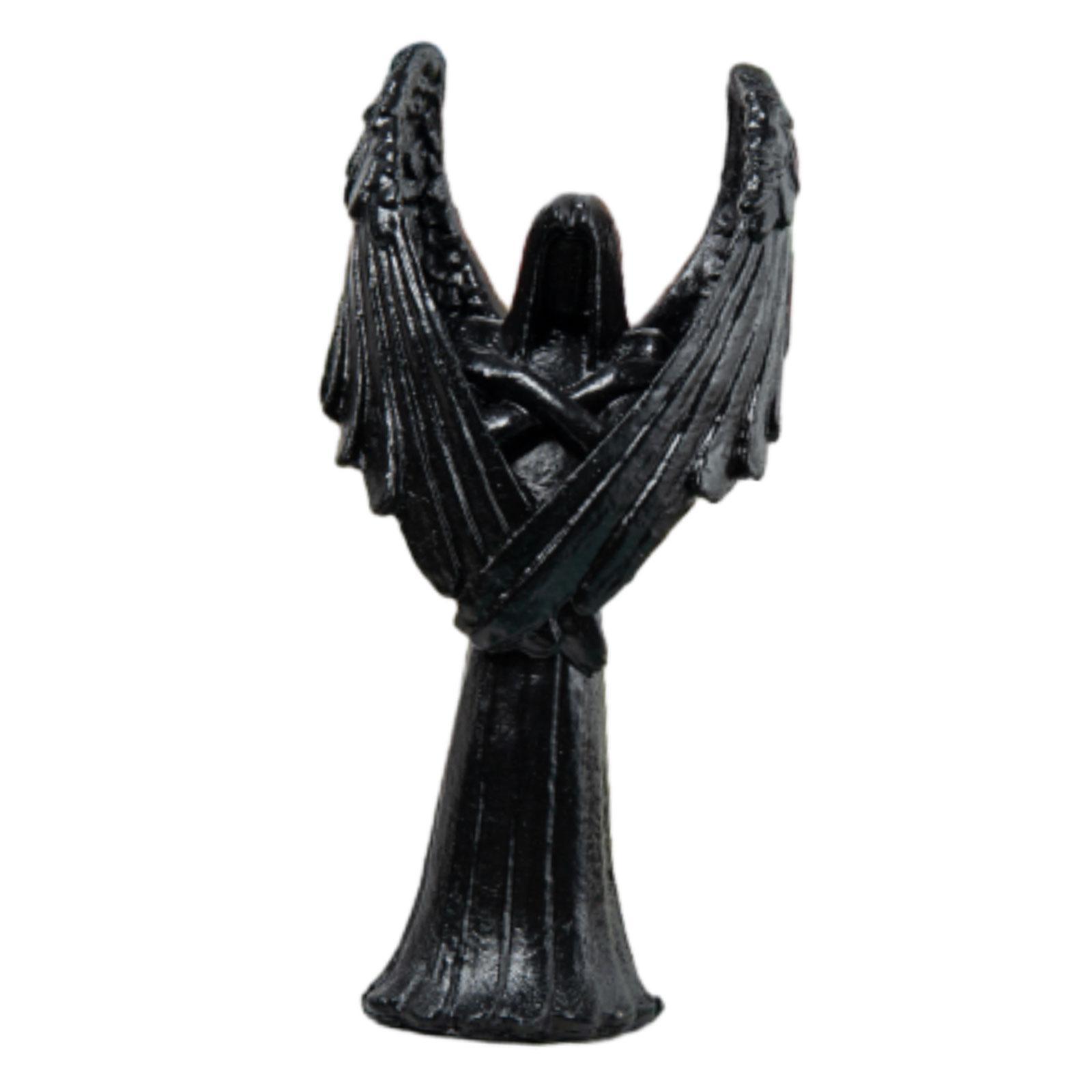 Magideal - Estatua De Alas De Ángel, Escultura Decorativa, Arte Moderno, Regalo De Inauguración De La Casa, Estatuilla De Resina, Decoración De Escritorio De Ent Negro