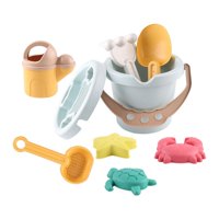 Magideal - Juego De Arena De Juguetes De Playa De 9 Piezas Para Niños Y Niñas De 3 A 10 Años En Edad Preescolar