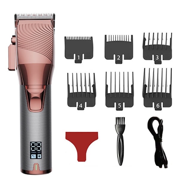 Cortapelos para hombres - Kit de corte profesional Barber Clipper, recortadora de pelo inalámbrica, recortadora de barba