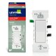thumbnail image 1 of Interruptor Leviton Lever Edge de 15 amperios unipolar E5601-SW, color blanco, 1 of 7