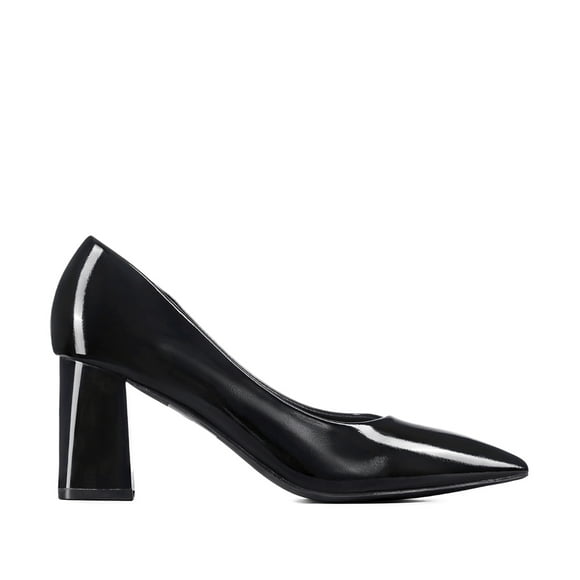 Zapato Taco PU acharolado Puntiagudo Moda Mujer Weide You526