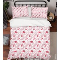 Milsleep - 3D Dibujado A Mano Tradicional Rojo Crap Fish Patrón Funda De Edredón Set Ropa De Cama Set