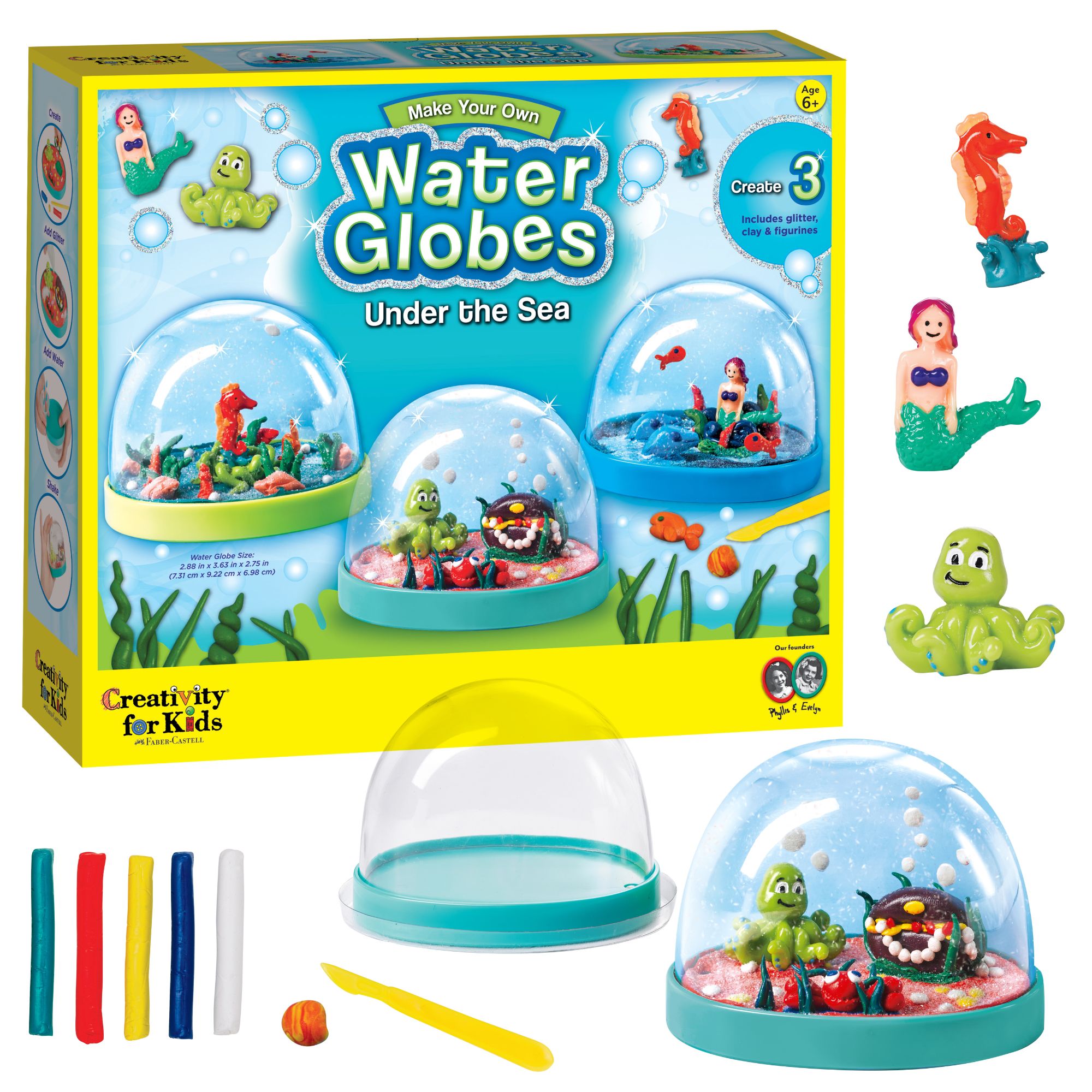 Faber Castell - Creativity For Kids: Globos De Nieve - Bajo El Mar