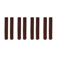 Magideal - 4 Pares Anteojos Puntas De Patillas Retenedor De Manga Tejido Suave Almohadillas Para Orejas Antideslizantes Elásticos Tejidos Retenedores De Gafas Co , Marrón Marrón