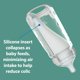 thumbnail image 2 of Set de 4 biberones de silicona Dr. Brown's de 150 ml con flujo lento, 2 of 3