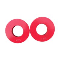 Ioensy - 2Pcs Gym Micro Placas Cambio Adicional Placa De Peso Para Principiantes De Carga De Micro 1 Kg Rojo