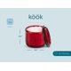 thumbnail image 5 of Salero de Vidrio KooK 283 ml Rojo Rubí con Tapa, 5 of 5