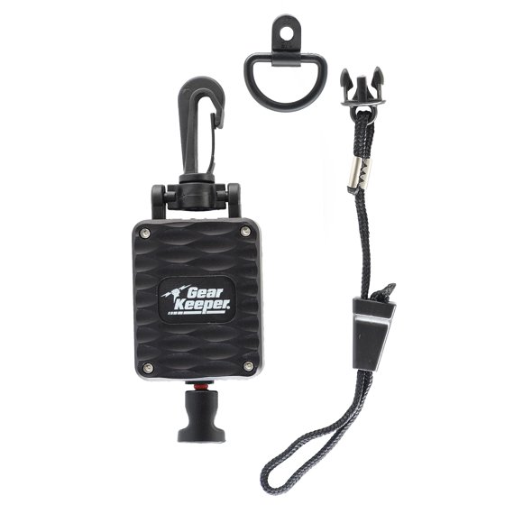 Micrófono de radio CB Keeper Gear Keeper retráctil negro