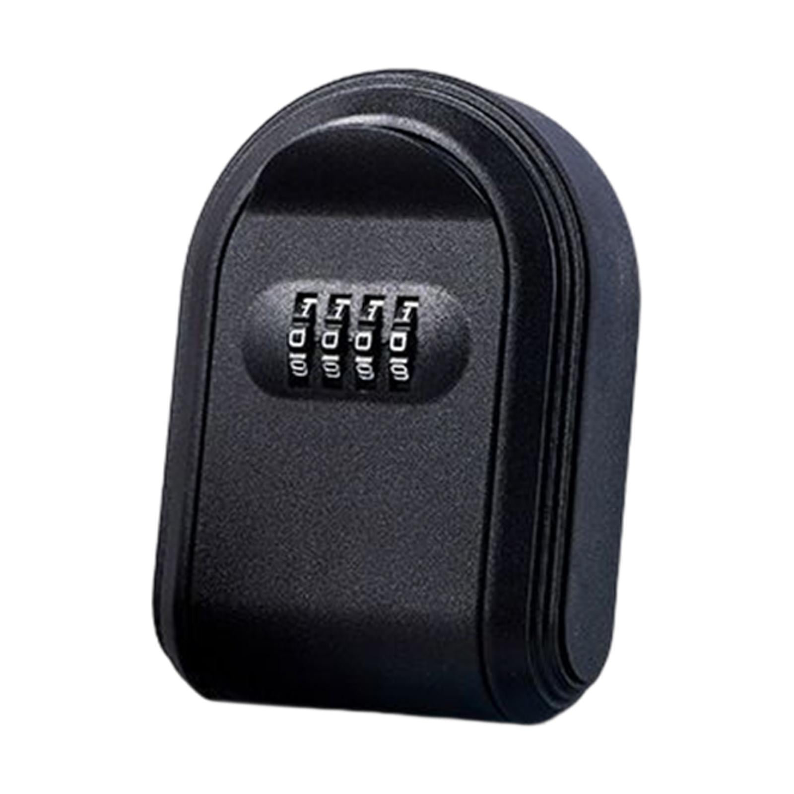 Magideal - Caja Organizadora De Armario Para Llaves, Caja De Almacenamiento De Llaves Montada En La Pared Con Bloqueo Digital Para Llaves De Casa, Gestión De Pr Negro