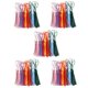 thumbnail image 1 of 150 Piezas De Mini Borlas Artesanales Suaves Hechas A Mano Sedosas Multicolores Con Bucles, 1 of 5