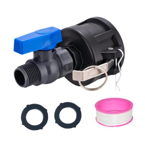 Magideal - Conector Ibc Tote Conector Ibc Tote Adaptador De Agua Adaptador De Manguera De Agua Multifuncional Conector Rápido De 3 Tamaño Válvula Ibc Ibc Válvula
