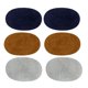 thumbnail image 3 of 3 Colores Codo Rodilla Parches Reparación Artesanía Costura Apliques Azul Gris Camello, 3 of 3
