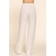 thumbnail image 2 of Saronite Pantalones de Cintura Elástica Lisa de Tencel, Largos, con Dos Bolsillos Laterales, Color Beige (para Mujer), 2 of 4