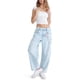 thumbnail image 2 of Jean Aeropostale Mid-Rise Barrel Leg Wash para mujer, 2 of 2