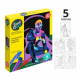 thumbnail image 2 of Kit Arte con Arena Neon Superhéroe Sombra Colores Fluorescentes | SandArt | Manualidades Niños | NP7, 2 of 6
