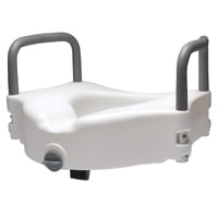 Graham-Field - Asiento De Inodoro Elevado Lumex Con Reposabrazos Extraíbles 4.5
