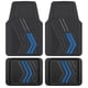 thumbnail image 1 of Conjunto alfombrillas deportivas para coche 4pcs azul, 1 of 5