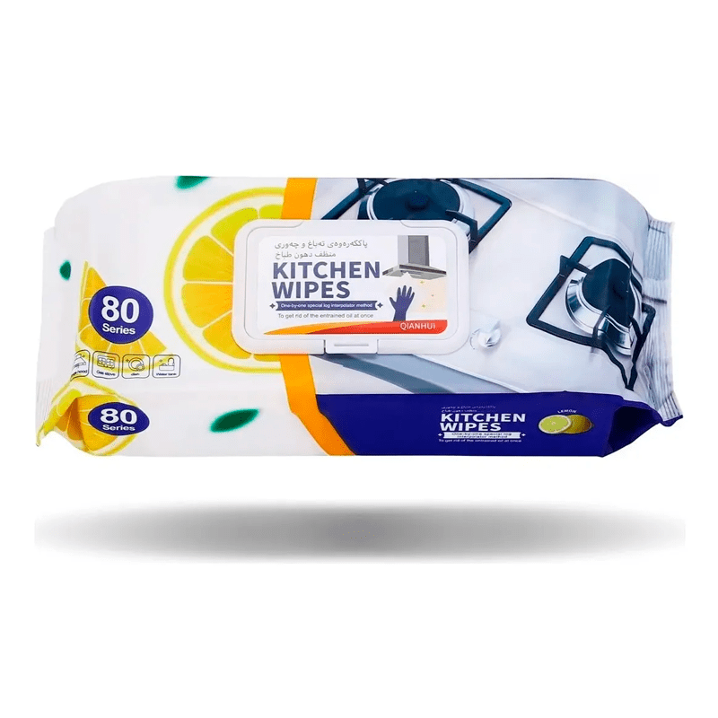 Wakeshome - Toallitas Toallas Humedas De Limpieza Cocina Multiusos 80pcs