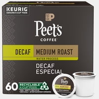 Peet'S Coffee - Cápsulas De Café Peet'S Decaf Especial, 100% Arábica, 60 Unidades