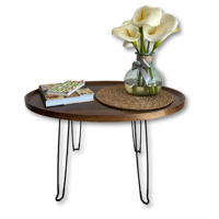 Estilodomus - Mesa Ovalada Modelo Nogal