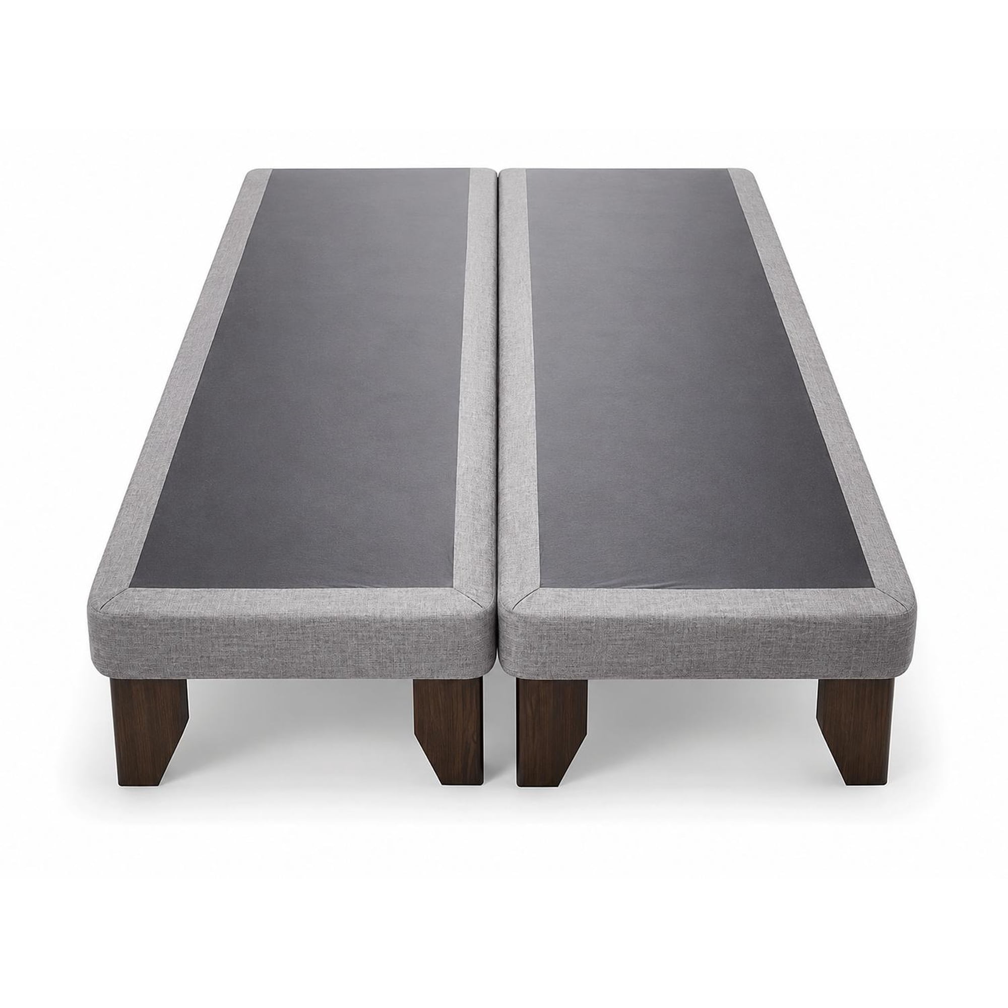 Cic - Base Cama Europea King Dividida 180x200 Cm Gris Oscuro King