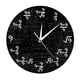 thumbnail image 2 of Reloj De Pared Moderno Relojes De Ecuaciones Matemáticas Fórmulas Del 9 Arte Matemático 12 Pulgadas, 2 of 5