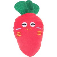 Defensor - Peluche Para Mascota Sonoro De Forma De Zanahoria Color Rojo