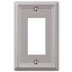 thumbnail image 1 of Placa de pared AMERELLE 12 cm × 8 cm níquel cepillado 1‑palanca, 1 of 4