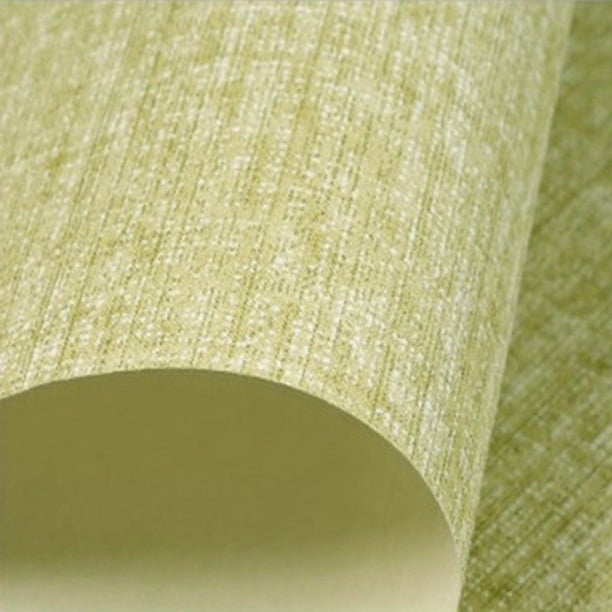 1 Roll Non-Self-Adhesive Wallpaper, Simple Plain Linen Non-Woven Wallpaper, For Living Room, Bedroom, TV Background Wall, Hotel, Engineering