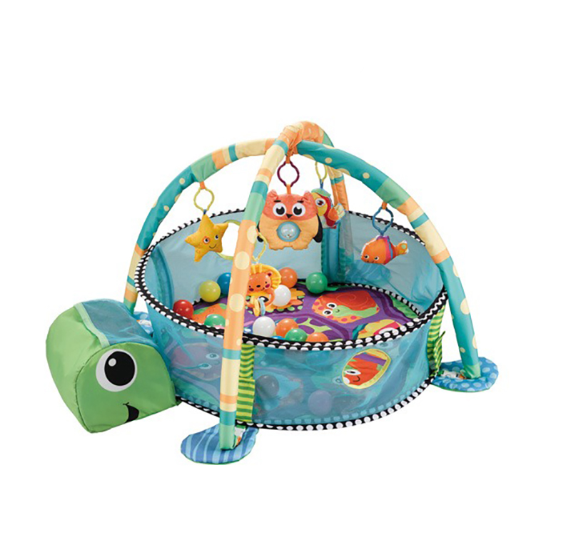 Happy Space - Gimnasio Piscina Pelotas 3 En 1 Tortuga