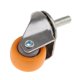 thumbnail image 3 of Ruedas Giratorias Para Servicio Pesado, Ruedas Giratorias, Ruedas De 1 Pulgada, Naranja, 3 of 5