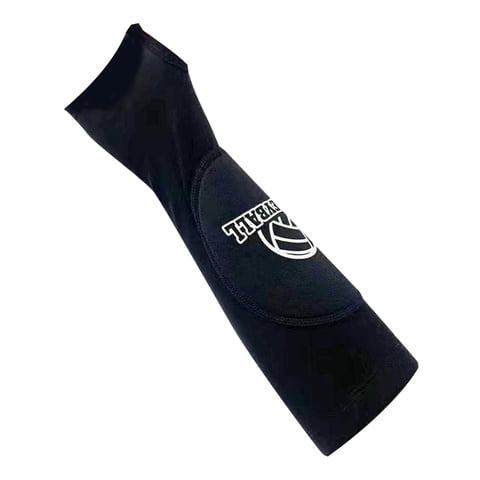 Magideal - Guantes Con Mangas Para Brazo De Voleibol, Soporte Para Muñeca De Baloncesto, Manguitos De Voleibol, Protectores Deportivos Para Ciclismo Y Adultos, 2 Negro