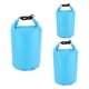 thumbnail image 5 of 3 Uds Bolsa De Saco Seco Bolsas Secas Impermeables Con Tapa Enrollable Para Acampar A La Deriva Kayak Azul Claro, 5 of 5