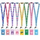 thumbnail image 1 of Paquete De 8 Lanyards Infantiles Con Diseño De Caricaturas Broche De Seguridad Desprendible Porta, 1 of 6