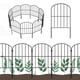thumbnail image 1 of Cerca de jardín de metal OUSHENG, 25 paneles, 8.2 m x 60 cm, resistente al óxido, 1 of 7