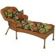 thumbnail image 2 of Cojín de chaise lounge Blazing Needles en forma de U para exteriores, 2 of 2