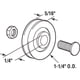thumbnail image 2 of Rodamiento de bolas de acero Roller Slide-Co 1324 de repuesto (paquete de 2), 2 of 4