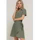 thumbnail image 5 of Vestido Mini Con Efecto Lino Botones Y Lazo Lateral, 5 of 5