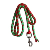 Ioensy - Cuerda De Caballo Para Perro, Oveja, Mascota, Cuerda De Caballo Trenzada Resistente Y Duradera, 3 Metros, Verde Y Rojo