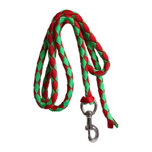 Ioensy - Cuerda De Caballo Para Perro, Oveja, Mascota, Cuerda De Caballo Trenzada Resistente Y Duradera, 3 Metros, Verde Y Rojo
