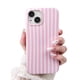 thumbnail image 1 of Funda SleekCover 6.7" rosa a rayas para iPhone 15/14+, 1 of 9