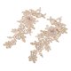 thumbnail image 2 of 1 Par De Apliques De Cuello Con Bordado Dorado, 2 of 5