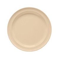 Plato Yanco Colección Nessico, Melamina, 14 Cm, Redondo, Color Tostado, 48 Unidades